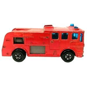 Vintage Matchbox Lesney England Merryweather Fire Engine No. 35 Missing Ladder